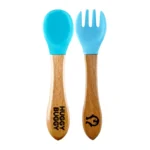 ست(قاشق و چنگال) سیلیکونی هاگی باگی - تصویر 3