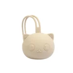 قاب پستونک تمام سیلیکونی دسته دار طرح گربه ای - تصویر 3