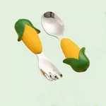 قاشق چنگال استیل ذرت - تصویر 4