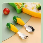 قاشق چنگال استیل ذرت - تصویر 5