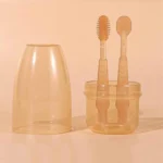 مسواک گیاهی و لثه شور 2 تیکه طلقی - تصویر 4