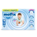 پوشک بچه مولفیکس سایز 5 بسته 48عددی