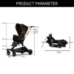 کالسکه باباهو مدل V9-C - تصویر 2