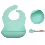 ست غذاخوری سیلیکونی 3 تیکه چیکو (chicco) - تصویر 2