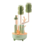 ست شیشه شور سیلیکونی و استند خشک کن اونلی بی بی - تصویر 3