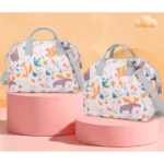 کیف لوازم نوزاد طرح حیوانات سفید - تصویر 3