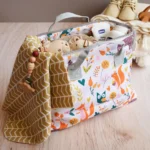 کیف لوازم نوزاد طرح حیوانات سفید - تصویر 5