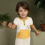 ست تی شرت و شرت پسرانه ترک طرح هاپو - تصویر 2