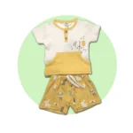 ست تی شرت و شرت پسرانه ترک طرح هاپو - تصویر 3