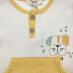 ست تی شرت و شرت پسرانه ترک طرح هاپو - تصویر 7