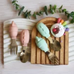 ست قاشق و چنگال آموزشی ماما - تصویر 2