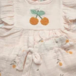 ست پیراهن و شرت دخترانه نارنجی - تصویر 2