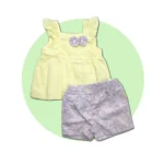 ست پیراهن و شرت کودک دخترانه طرح ستاره - تصویر 4