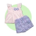 ست پیراهن و شرت کودک دخترانه طرح ستاره - تصویر 2