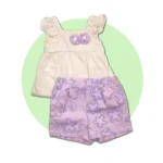 ست پیراهن و شرت کودک دخترانه طرح ستاره - تصویر 3