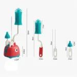 ست 3 تیکه برس شیشه شور طرح دایناسور - تصویر 2