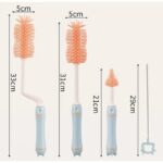 ست شیشه شور سیلیکونی و استند خشک کن اونلی بی بی - تصویر 5