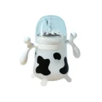 شیشه شیر سیلیکونی یوگی بی بی طرح گاو 180 میل