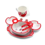 ظرف غذا بامبو نهنگ و خرچنگ خارجی - تصویر 2