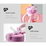 قمقمه نی دار طرح گاو شاخدار 250 میل (CARTOOP) - تصویر 4