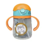 لیوان نی دار دو دسته خرسی 300 میل - تصویر 2