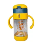 لیوان نی دار فانتزی 400 میل طرح گربه - تصویر 3