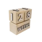مکعب چوبی روز (گاه) شمار کودک - تصویر 4