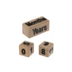 مکعب چوبی روز (گاه) شمار کودک - تصویر 2