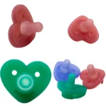 پستانک سیلیکونی طرح قلب Heart وی کر - تصویر 3
