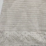 پیراهن بچه دخترانه راه راه کرم ترک - تصویر 4