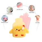 کیسه آبگرم سیلیکونی روکش مخمل پشمالو - تصویر 3