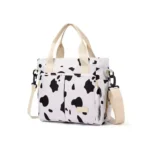 کیف دستی دو جیب طرح دار