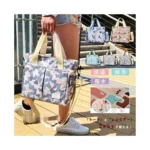 کیف دستی دو جیب طرح دار - تصویر 5