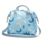 کیف لوازم نوزاد طرح دار فانتزی صورتی و آبی - تصویر 3