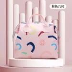 کیف لوازم نوزاد طرح دار فانتزی صورتی و آبی - تصویر 4