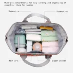 کیف لوازم نوزاد فانتزی طرح دار صورتی - تصویر 3