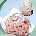 کیف لوازم نوزاد فانتزی طرح دار صورتی - تصویر 8