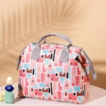کیف لوازم نوزاد فانتزی طرح دار صورتی - تصویر 9
