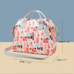 کیف لوازم نوزاد فانتزی طرح دار صورتی - تصویر 7