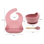 ظرف غذا 3 تیکه سیلیکونی - تصویر 2