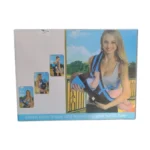 آغوشی نوزاد مدل بوکس رنگ طوسی و صورتی