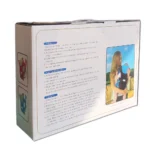 آغوشی نوزاد مدل بوکس رنگ طوسی و صورتی - تصویر 3