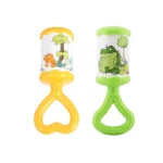 اسباب بازی جغجه ساره مدل کلاسیک رنگ سبز و نارنجی - تصویر 3