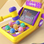 اسباب بازی کوبه چکشی مانیتور دار رنگ زرد - تصویر 9