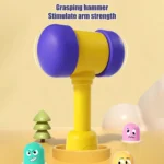 اسباب بازی کوبه چکشی مانیتور دار رنگ زرد - تصویر 3