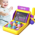 اسباب بازی کوبه چکشی مانیتور دار رنگ زرد - تصویر 2