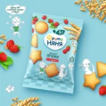 بیسکوئیت کودک با طعم گندم و توت فرنگی فروتونینیا Frutonyanya حجم 40 گرم - تصویر 3