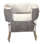 تخت و گهواره برقی نوزاد ملورین رنگ نسکافه ای کد 112 - تصویر 2