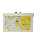 ست بیمارستانی نوزاد 5 تکه نوزادی حیوانات دانالو Danaloo زرد