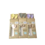 قاشق چنگال سیلیکونی چوبی بی بی کرون Baby crown - تصویر 5